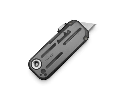 The charcoal Palmer Clear EDC utility knife.