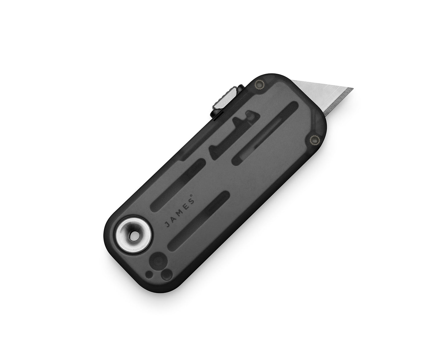 The Palmer utility knife in charcoal on a white background.