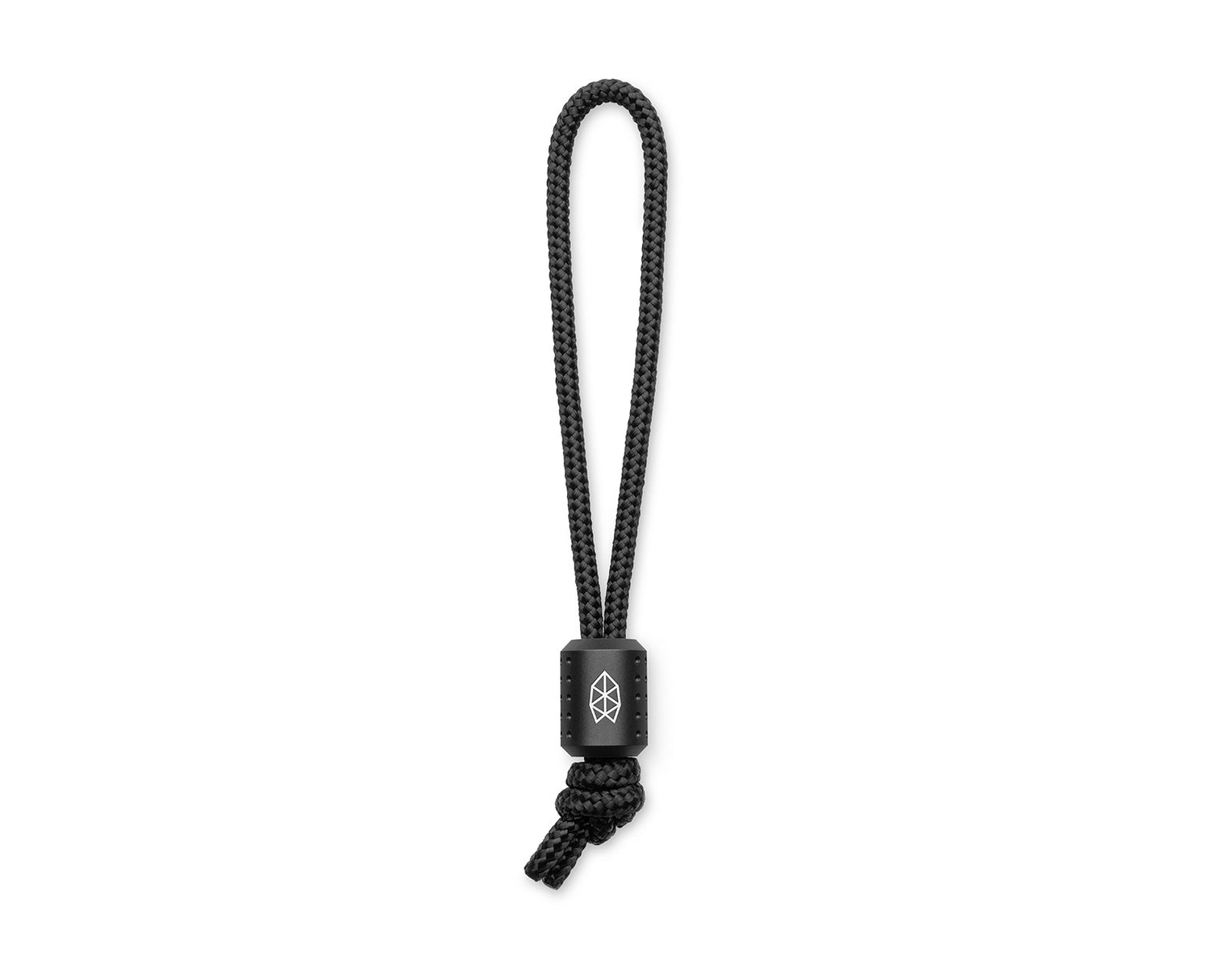 The Alder EDC bead and lanyard in black.