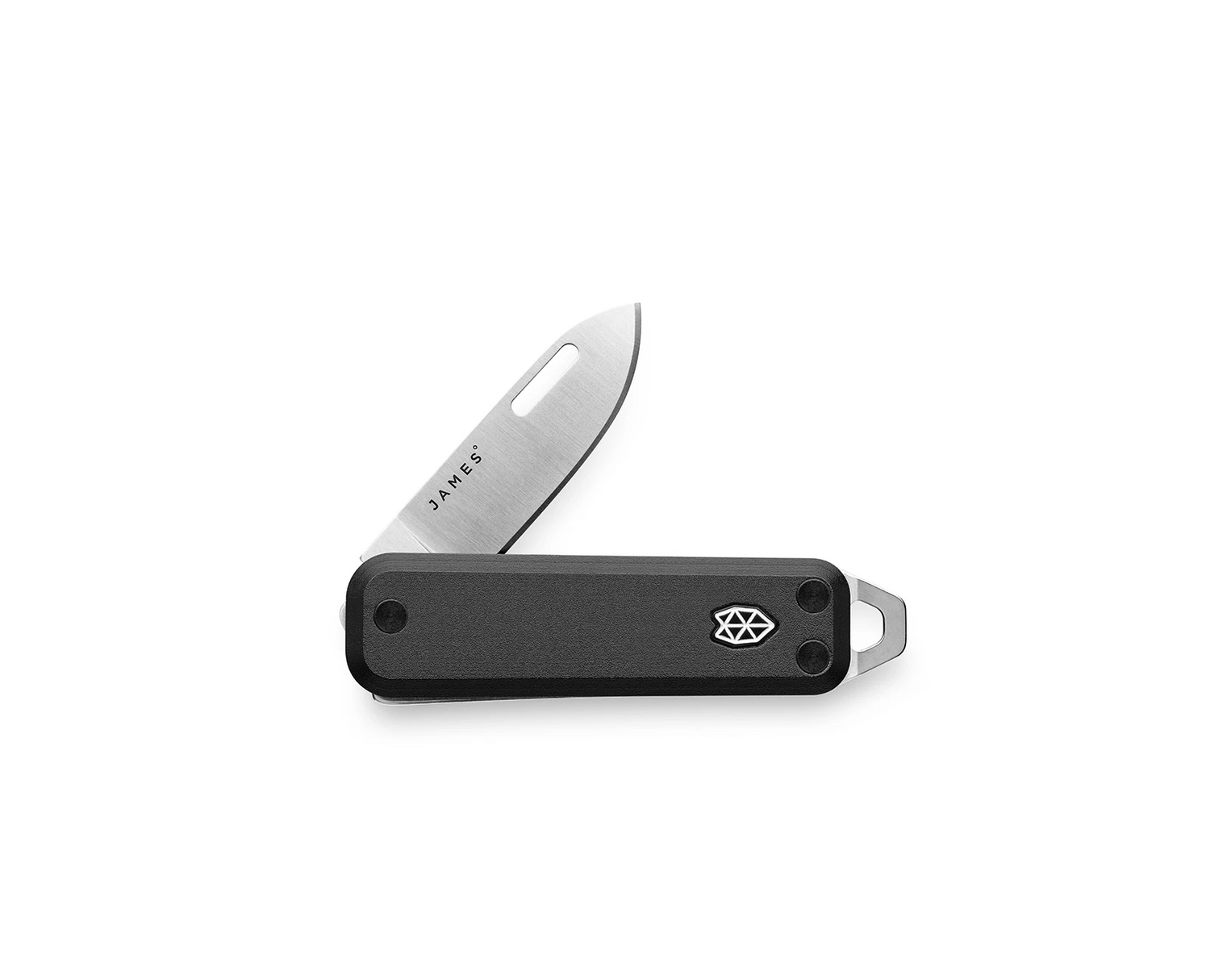 The Elko keychain knife in black.